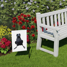 Load image into Gallery viewer, 'Charles' Garden Banner (12" x 18")