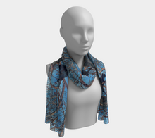 Load image into Gallery viewer, 'Autumn Tree' Silk Long Scarf