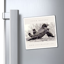 Load image into Gallery viewer, 'Four Ravens' Magnet