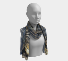 Load image into Gallery viewer, 'Winter Light' Silk Long Scarf