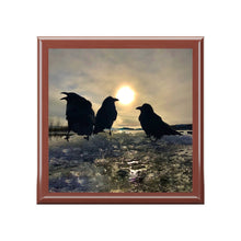 Load image into Gallery viewer, 'Ravens on Ice' Jewelry Box