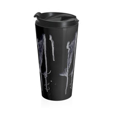 Load image into Gallery viewer, &#39;Sword and Feather&#39; Stainless Steel Travel Mug
