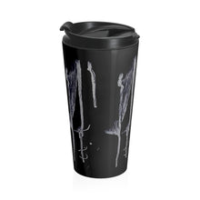 Load image into Gallery viewer, 'Sword and Feather' Stainless Steel Travel Mug