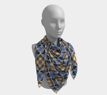 Load image into Gallery viewer, 'Tranquility' Silk Square Scarf