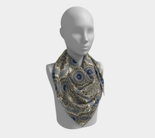 Load image into Gallery viewer, 'Conspiracy' Silk Square Scarf