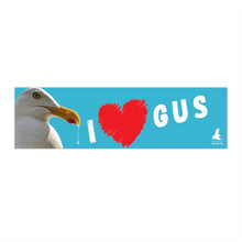 Load image into Gallery viewer, 'I Love Gus' Bumper Sticker (Blue)