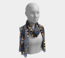 Load image into Gallery viewer, 'Prince of Back Bay II' Silk Long Scarf