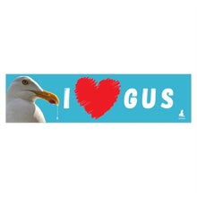 Load image into Gallery viewer, 'I Love Gus' Bumper Sticker (Blue)