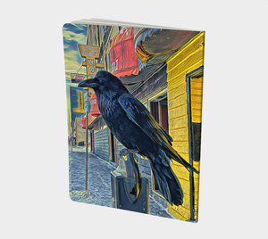'Gold Range Raven' Notebook (Large)