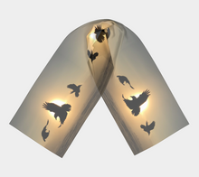 Load image into Gallery viewer, 'Sun Dancers' Silk Long Scarf