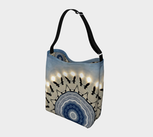 Load image into Gallery viewer, 'Planet Raven' Stretchy Day Tote