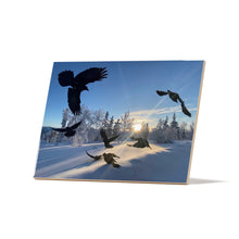 Load image into Gallery viewer, 'Ballet in Blue' Ceramic Art Tile