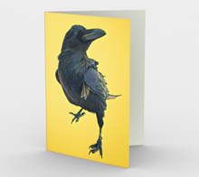 Load image into Gallery viewer, 'Cheeky Yellow' Art Cards (Set of 3)