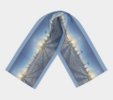 Load image into Gallery viewer, 'Long Shadows' Silk Long Scarf