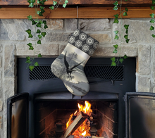 Load image into Gallery viewer, 'Silver Light' Holiday Stocking