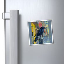 Load image into Gallery viewer, 'Gold Range Raven' Magnet