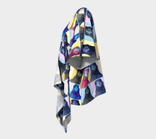 Load image into Gallery viewer, 'Warhol Ravens' Silk Draped Kimono