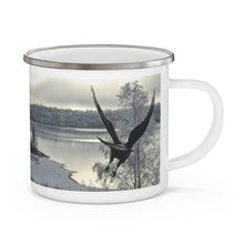 Load image into Gallery viewer, 'Silver Light' Enamel Camping Mug