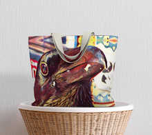 Load image into Gallery viewer, 'Swirly Bird' Market Tote