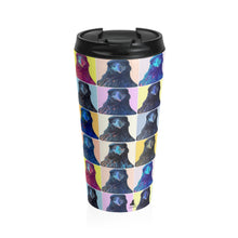 Load image into Gallery viewer, 'Warhol Ravens' Stainless Steel Travel Mug