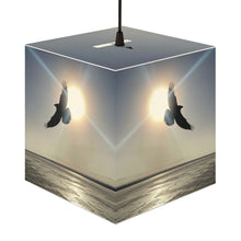 Load image into Gallery viewer, 'Morrigan's Dance' Cube Lamp