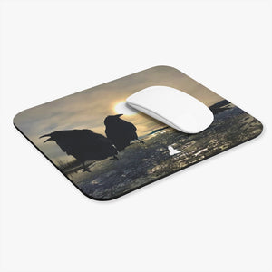 'Ravens on Ice' Mouse Pad