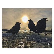 Load image into Gallery viewer, 'Ravens on Ice' Jigsaw Puzzle (120, 252, 500-Piece)
