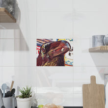 Load image into Gallery viewer, 'Swirly Bird' Ceramic Art Tile