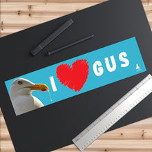 Load image into Gallery viewer, 'I Love Gus' Bumper Sticker (Blue)