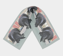 Load image into Gallery viewer, 'Co-Pilot' Silk Long Scarf