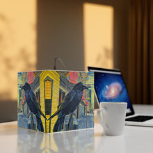 Load image into Gallery viewer, 'Gold Range Raven' Cube Lamp