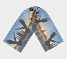 Load image into Gallery viewer, 'Into the Light' Silk Long Scarf