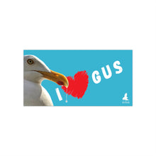 Load image into Gallery viewer, 'I Love Gus' Bumper Sticker (Blue)