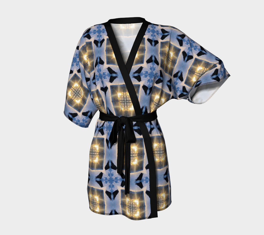 'Tranquility' Peachskin Kimono Robe