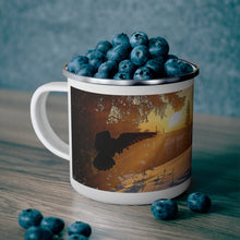 Load image into Gallery viewer, 'Spell Weaving' Enamel Camping Mug