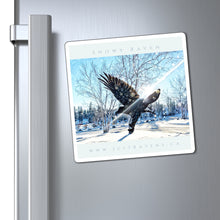 Load image into Gallery viewer, 'Snowy Raven' Magnet