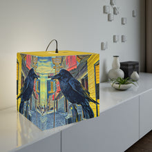Load image into Gallery viewer, 'Gold Range Raven' Cube Lamp