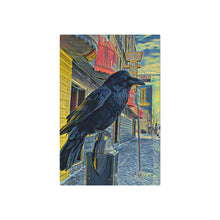 Load image into Gallery viewer, 'Gold Range Raven' Metal Print