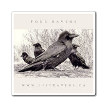 Load image into Gallery viewer, 'Four Ravens' Magnet