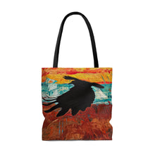 Load image into Gallery viewer, 'Ice Road Raven' Tote Bag
