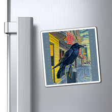 Load image into Gallery viewer, 'Gold Range Raven' Magnet