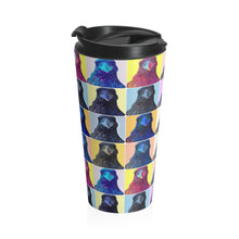 Load image into Gallery viewer, 'Warhol Ravens' Stainless Steel Travel Mug