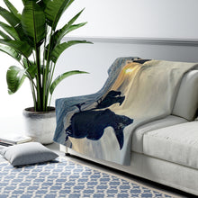Load image into Gallery viewer, 'Watchers' Sherpa Fleece Blanket