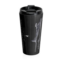 Load image into Gallery viewer, 'Sword and Feather' Stainless Steel Travel Mug