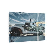 Load image into Gallery viewer, 'Snowy Truck' Metal Print