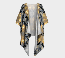 Load image into Gallery viewer, 'Fire & Ice' Silk Draped Kimono