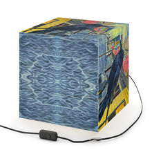 Load image into Gallery viewer, 'Gold Range Raven' Cube Lamp