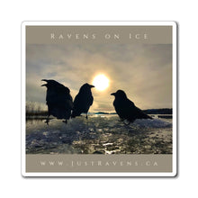 Load image into Gallery viewer, 'Ravens on Ice' Magnet