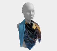 Load image into Gallery viewer, 'Into the Light' Silk Square Scarf