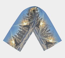 Load image into Gallery viewer, 'Winter Light' Silk Long Scarf